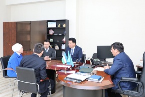 Meeting with the delegation from the Nukus branch of the State Conservatory of Uzbekistan