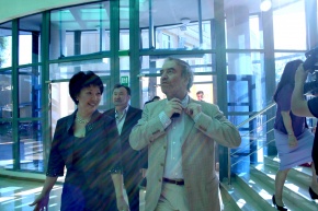 Visit of maestro Valery Gergiev to Kurmangazy Kazakh National Conservatory (2011)