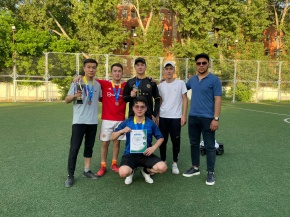 Студенттеріміз «Спорт – денсаулық кепілі» атты футбол жарысына қатысты