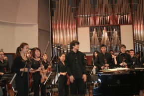 Greeting of Kurmangazy Kazakh National Conservatory Symphony Orchestra