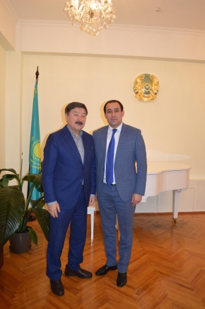 Арман Жүдебаев  Халықаралық ТҮРІКСОЙ ұйымының басшысы Дүйсен Қасейіновпен кездесті