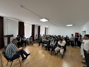 Прошёл инструктаж по технике безопасности и охране труда для студентов, участвующих в летней трудовой программе «Жасыл ел»