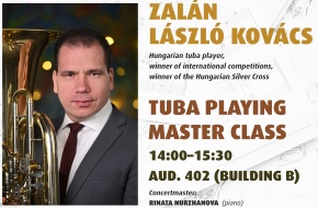 Master Class and Concert by Zalán László Kovács (Hungary)