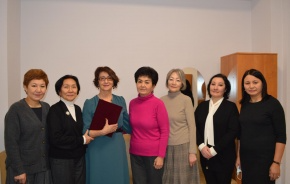 The Conservatory Team Congratulated Professor Tamara Mukhamedyarovna Satybaldina